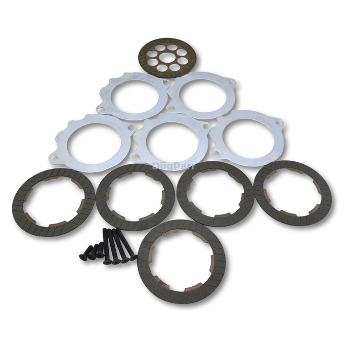 DiigParr Brake Pad Kit JW1-G633H-00 JW1-G6345-00 JW1-G6336-00 for Yamaha G29 Golf Cart