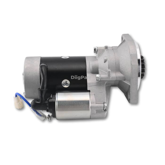 DiigParr 12V Starter Motor 129136-77011 129400-77012 for Yanmar Engine 3TN82E 4TN78 4TN82 Fits Komatsu Excavator PC35 PC40 PC50