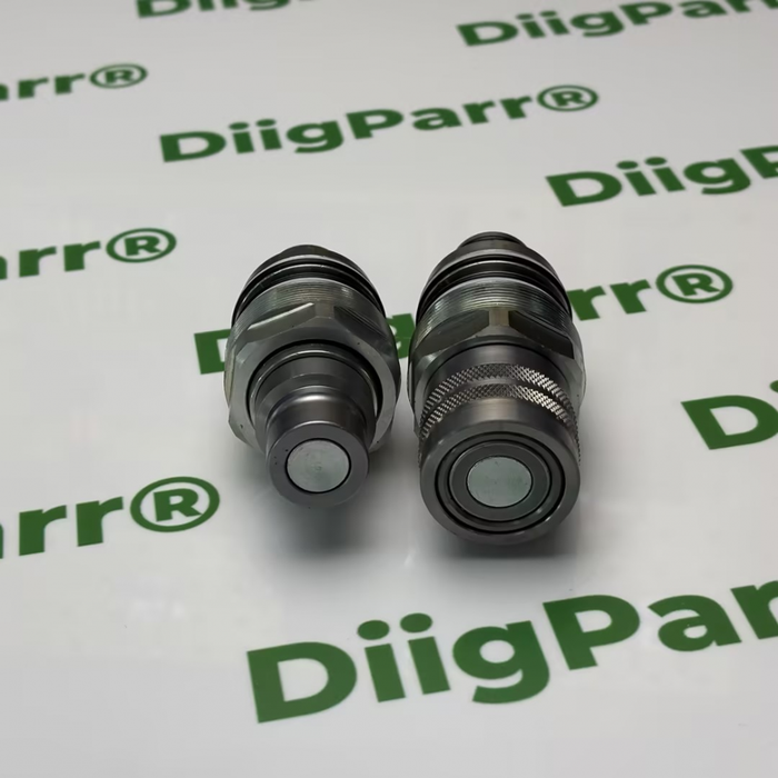 DiigParr Flat Face Coupler Kit 6679837 6680018 Aftermarket Replacement For Bobcat 753 863 S175 S300 S650 T140 T180