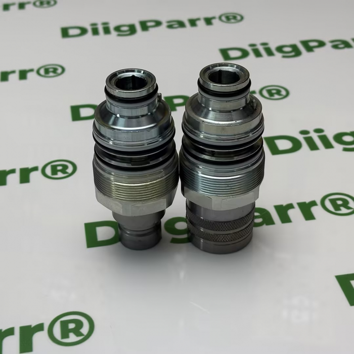 DiigParr Flat Face Coupler Kit 6679837 6680018 Aftermarket Replacement For Bobcat 753 863 S175 S300 S650 T140 T180
