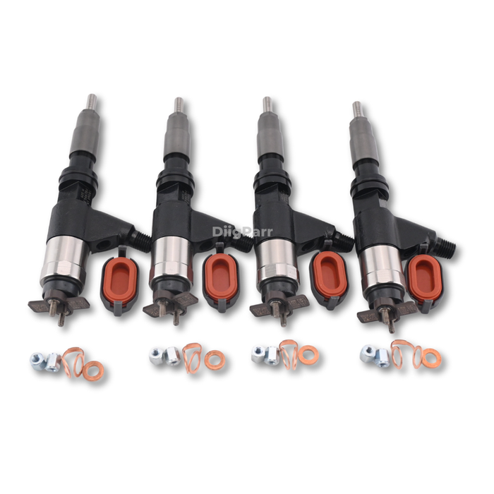 DiigParr 4 PCS Common Rail Injector for Denso 095000-6310 Fits for John Deere RE546784 RE531209 RE530362