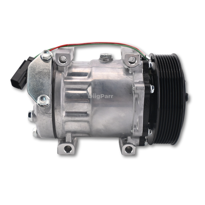 DiigParr A/C Compressor 372-9493 3729493 Fits for Caterpillar CAT Excavator 312D2 312E 312F 313F 316F 318F 323F 325F Engine C4.4 3054C