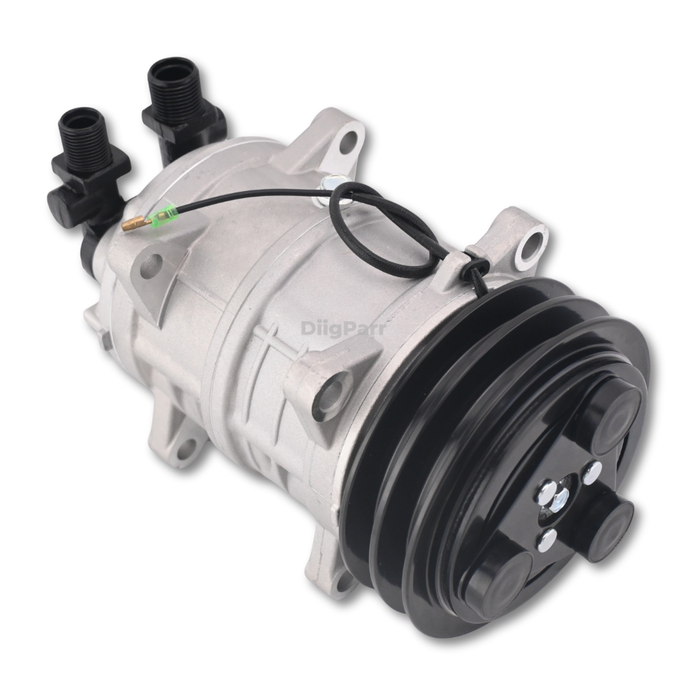 DiigParr 12V A/C Compressor Fits for Carrier 18-10156-09 Fits Thermo King 102-576