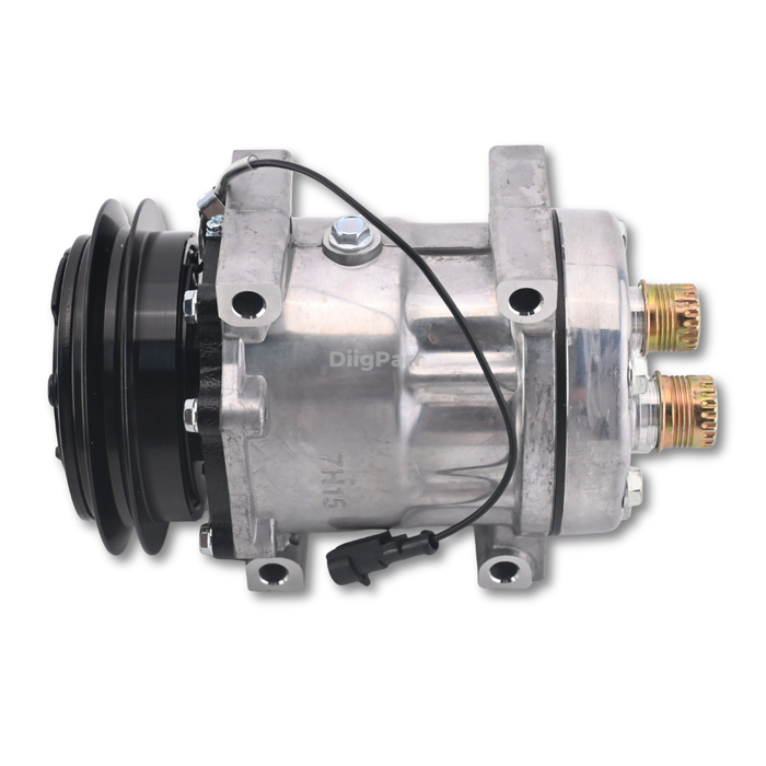 DiigParr SD7H15 A/C Compressor 87634118 Fits for CASE Wheel Loader 1021G 1121G 521E 521F 521G 621G 721G