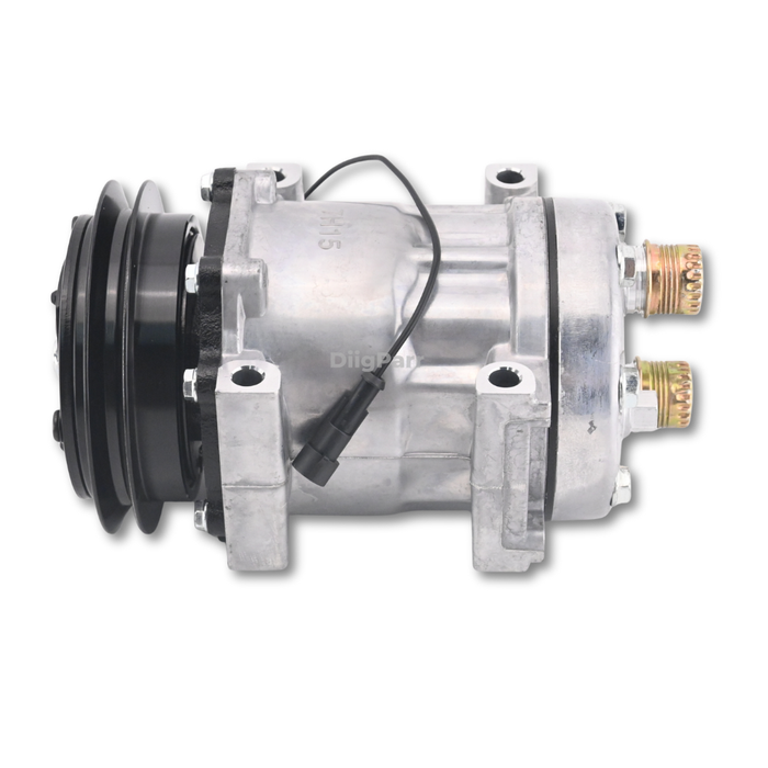DiigParr SD7H15 A/C Compressor 87634118 Fits for CASE Wheel Loader 1021G 1121G 521E 521F 521G 621G 721G