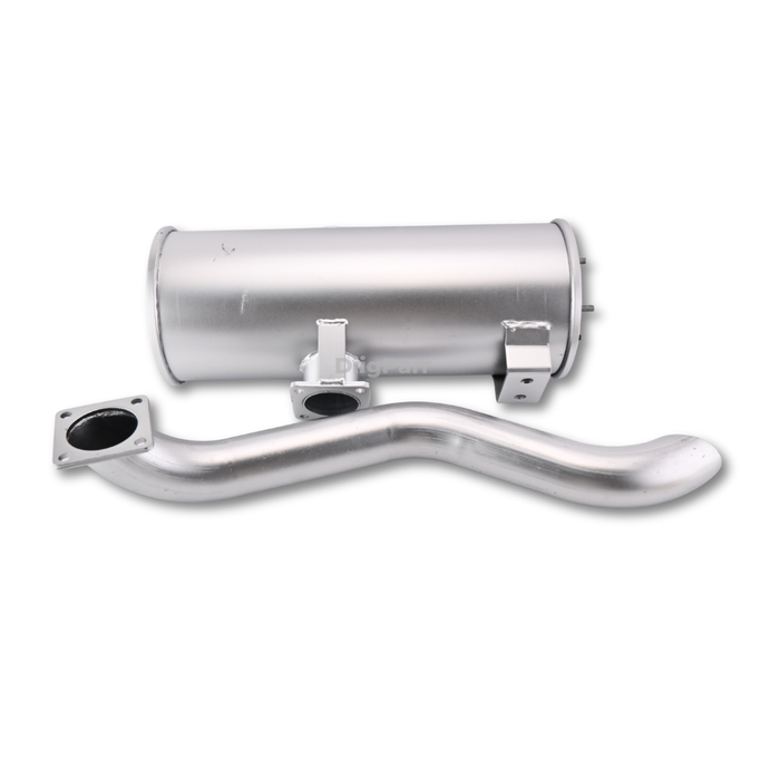 DiigParr Muffler Silencer Fits For Yanmar Engine 4TNV98 Takeuchi TL130 Excavator