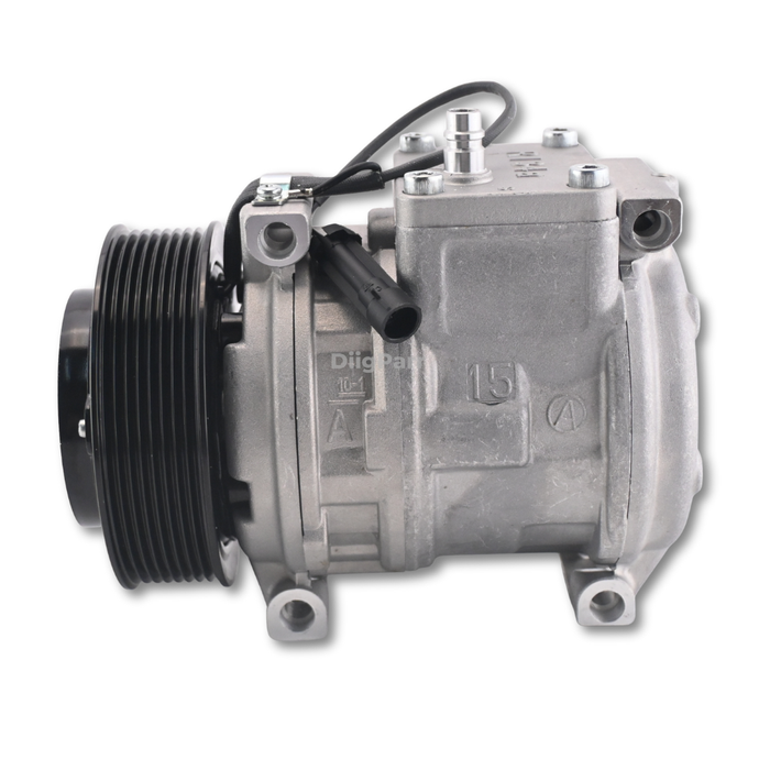 DiigParr  Air Conditioning Compressor AL176858 Fit for John Deere Skid Steer Loader 326D 323D 320D 319D 318D