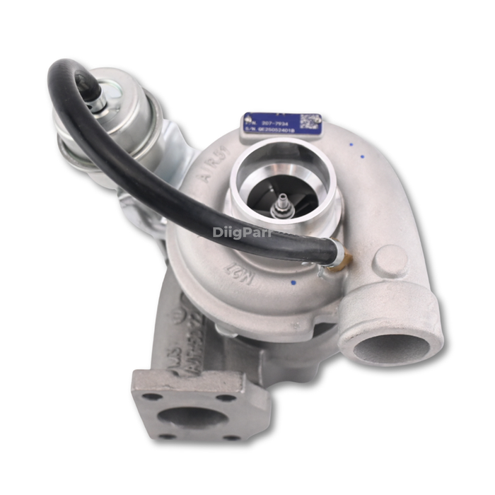 DiigParr Turbo GT2052S Turbochager 207-7934 2077934 Fits for Caterpillar 3054 Perkins T4.40 Engine CAT 430D 438D 442D Backhoe Loader