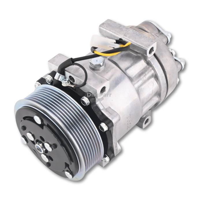 DiigParr Air Conditioning Compressor VOE15082727 Fit for Volvo Wheel Loader L110 L120 L150 L180 L220 L250 L350
