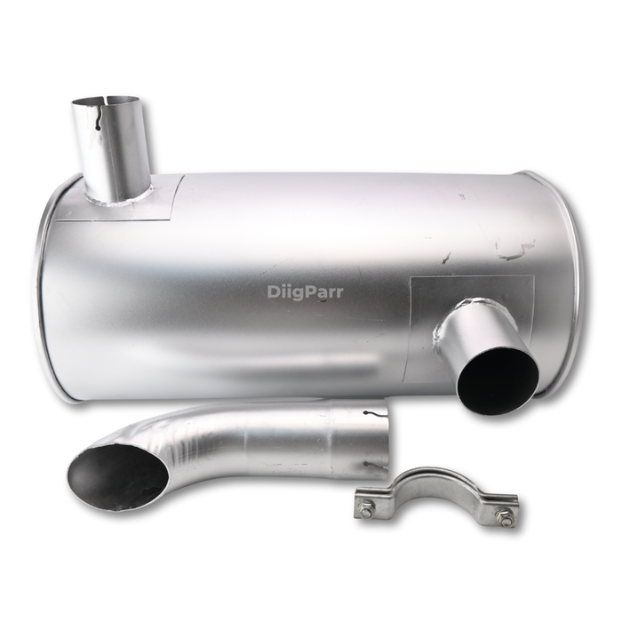 DiigParr New Fits for Caterpillar Muffler for CAT 320D Excavator with Pipe 90mm, Electronic Engine