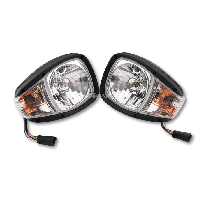 DiigParr 24V Headlight 344-3456 3443456 344-3455 3443455 Fits for Caterpillar CAT Engine C7 C6.6 C4.4 Loader 924H 924K 930G 930K