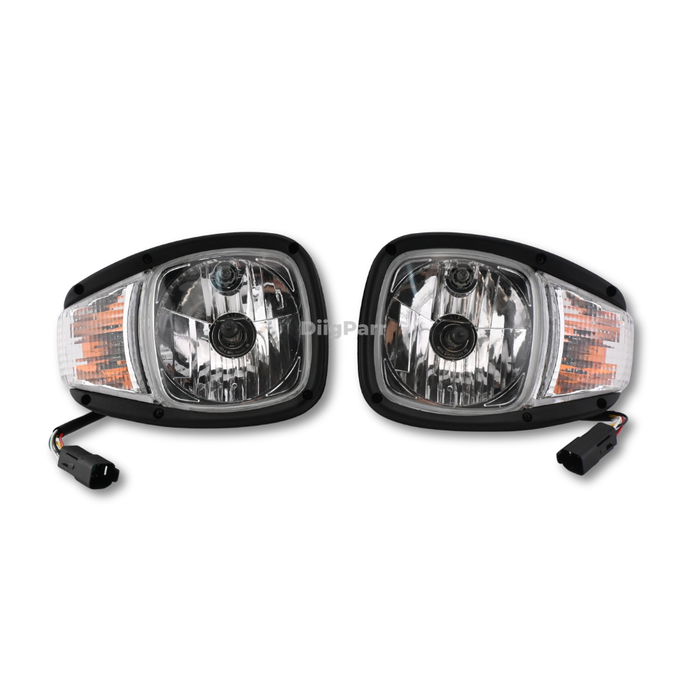 DiigParr 24V Headlight 344-3456 3443456 344-3455 3443455 Fits for Caterpillar CAT Engine C7 C6.6 C4.4 Loader 924H 924K 930G 930K