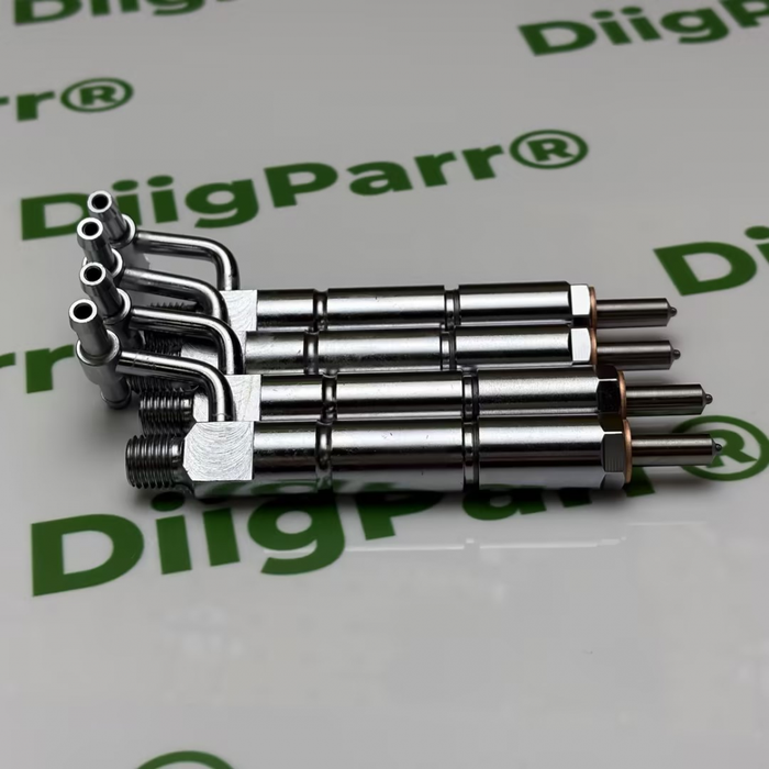 DiigParr 4 Piece Fuel Injector 6208-11-3100 Fits for Komatsu Engine SAA4D95LE-3A-4M SAA4D95LE-3B-4A Excavator PC130F-7