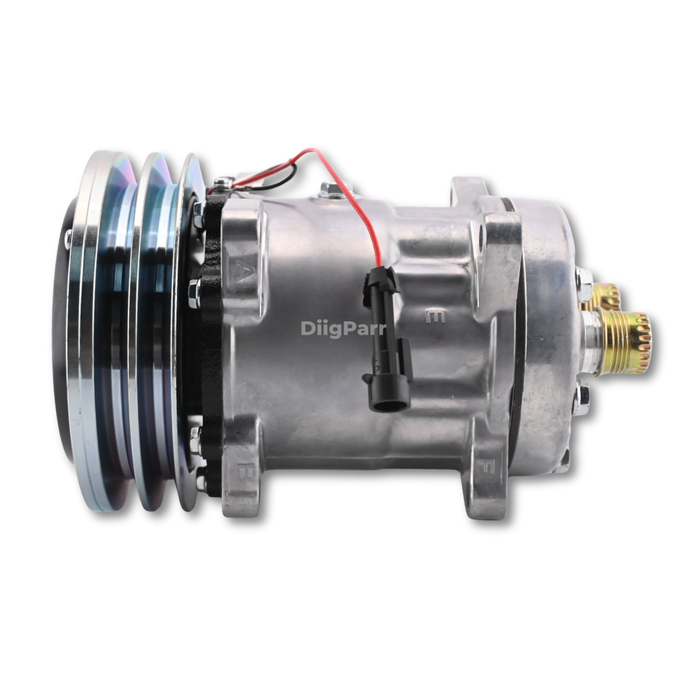 DiigParr A/C Compressor 19997552 Fits for McCormick Tractor CX100 CX105 CX110 CX95 MC100 MC90 MTX110 XTX215 ZTX230
