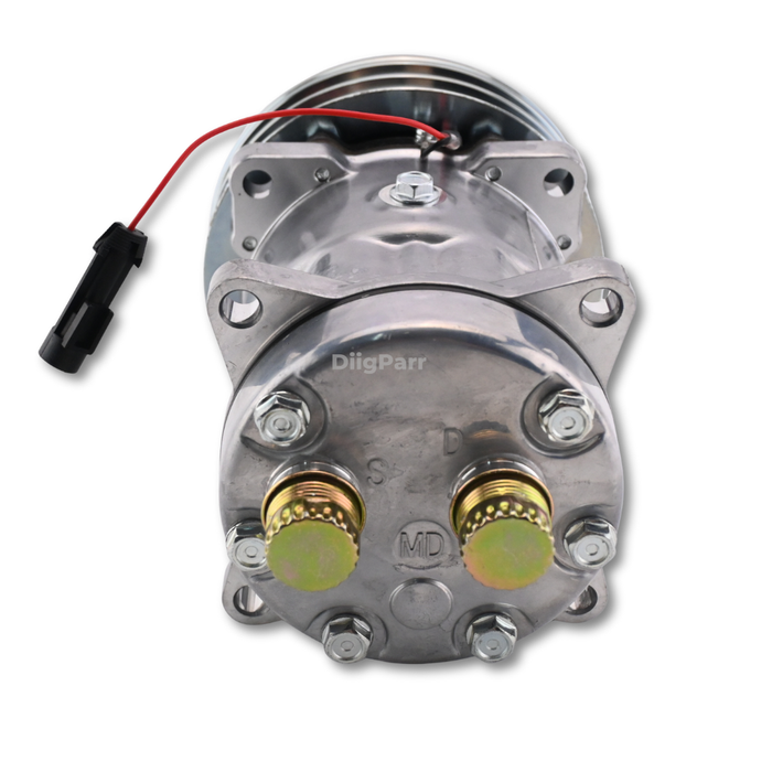 DiigParr A/C Compressor 19997552 Fits for McCormick Tractor CX100 CX105 CX110 CX95 MC100 MC90 MTX110 XTX215 ZTX230