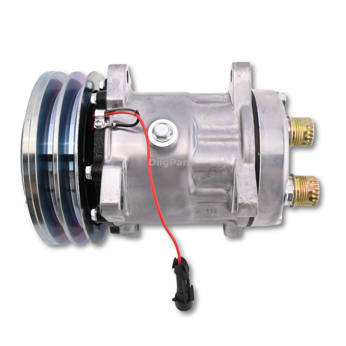 DiigParr A/C Compressor 19997552 Fits for McCormick Tractor CX100 CX105 CX110 CX95 MC100 MC90 MTX110 XTX215 ZTX230