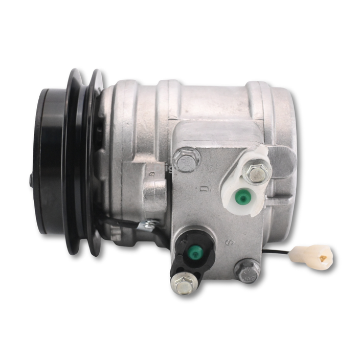 DiigParr Delphi SP10 A/C Compressor with Single Groove 12volt Cluch Fits for Mahindra Tractor 4510 5010 2538 6010 6110