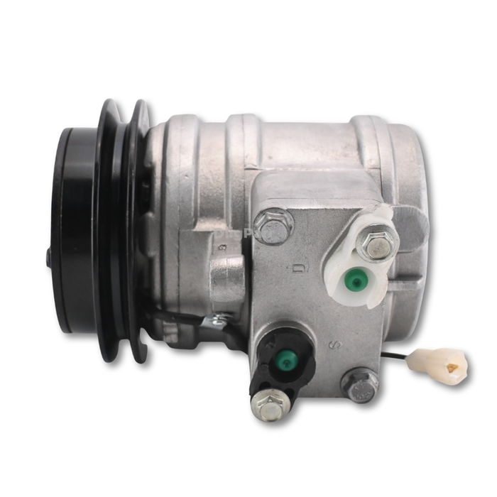 DiigParr Delphi SP10 A/C Compressor with Single Groove 12volt Cluch Fits for Mahindra Tractor 4510 5010 2538 6010 6110