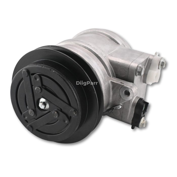 DiigParr Delphi SP10 A/C Compressor with Single Groove 12volt Cluch Fits for Mahindra Tractor 4510 5010 2538 6010 6110