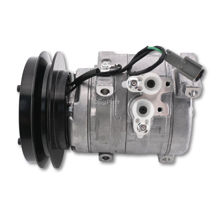 DiigParr 10S15C A/C Compressor 20Y-810-1260 Fits for Komatsu Excavator PC220-8 PC270-8 PC290 PC300-8 PC350-8 PC400-8