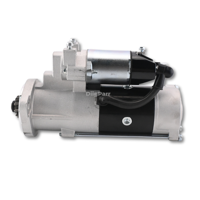 DiigParr Engine S6K Starter Motor 1146864 114-6864 135-2361 1352361 Fit for Caterpillar CAT Excavator 120B 200B 312B 320N, 24V 10T 5KW