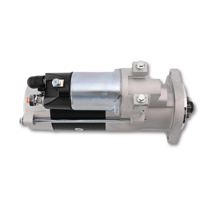 DiigParr Engine S6K Starter Motor 1146864 114-6864 135-2361 1352361 Fit for Caterpillar CAT Excavator 120B 200B 312B 320N, 24V 10T 5KW