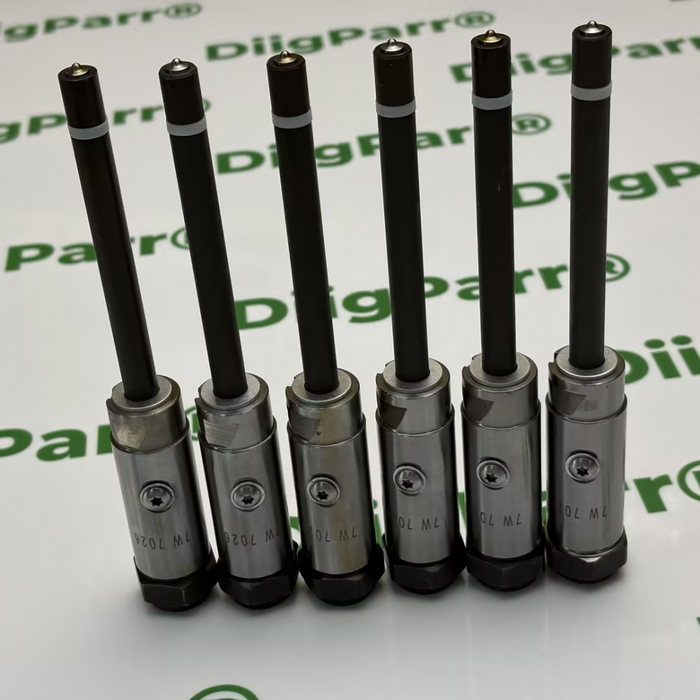 DiigParr 6 PCS Fuel Injector 7W-7026 7W7026 0R-3423 0R3423 Fits for Caterpillar CAT Engine 3406B 3412 Tractor D9R D9 GC