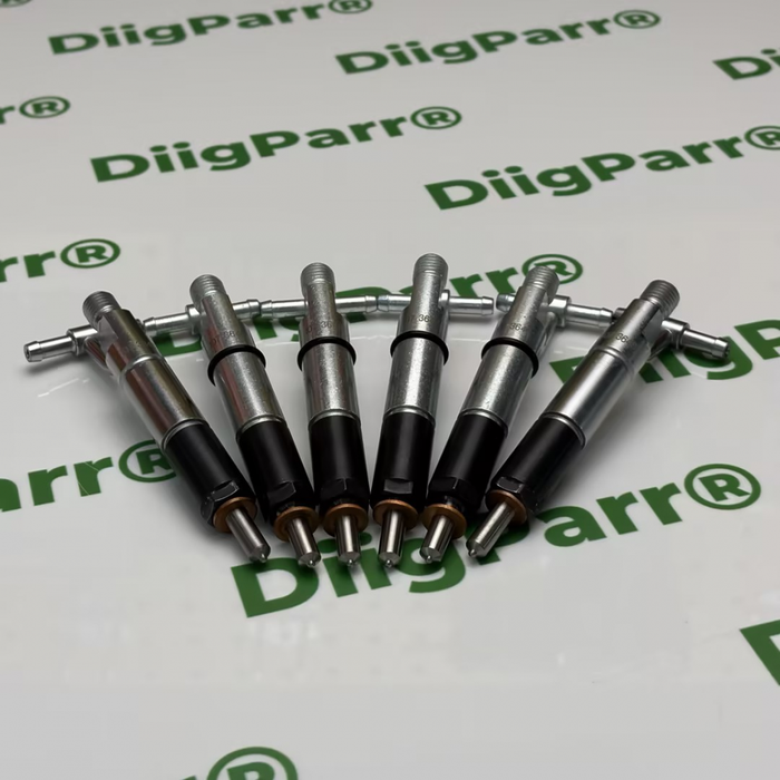 DiigParr 6 PCS Fuel Injector 107-3648 1073648 106-8268 1068268 10R-7588 10R7588 Fits for Caterpillar CAT Engine 3046 Excavator 315 315B