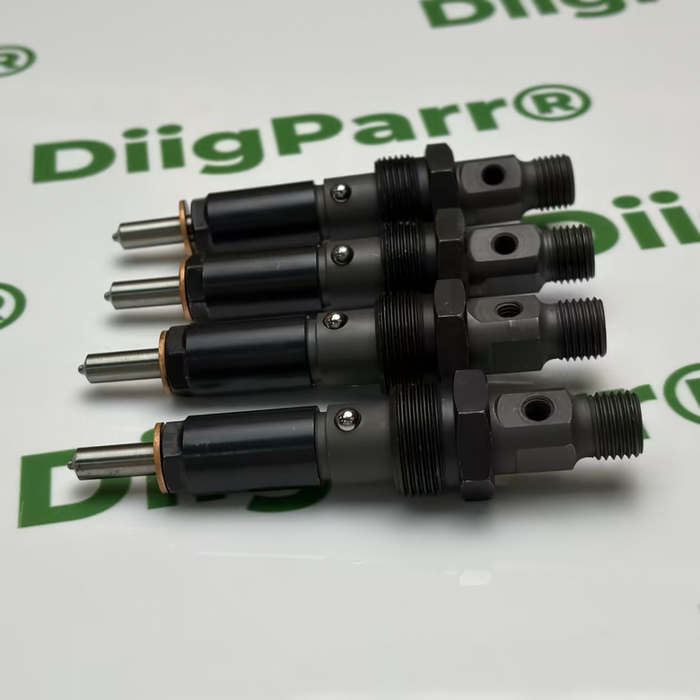 DiigParr 4PCS Fuel Injector 6738-11-3090 6738-11-3100 Fits for Komatsu Engine SAA4D102E SAA6D102E