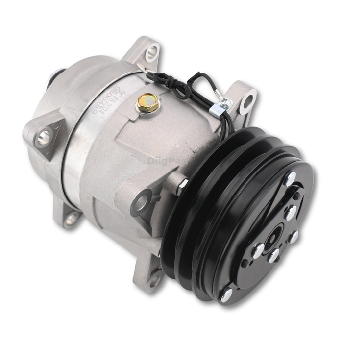 DiigParr Delphi V5 A/C Compressor 42N-07-11170 Fits for Komatsu Backhoe Loader WB93R-5 WB93R-5E0 WB93R-5E0 WB97R-5 WB97R-5E0 WB97S-5E0 WB93S-5 WB97S-5
