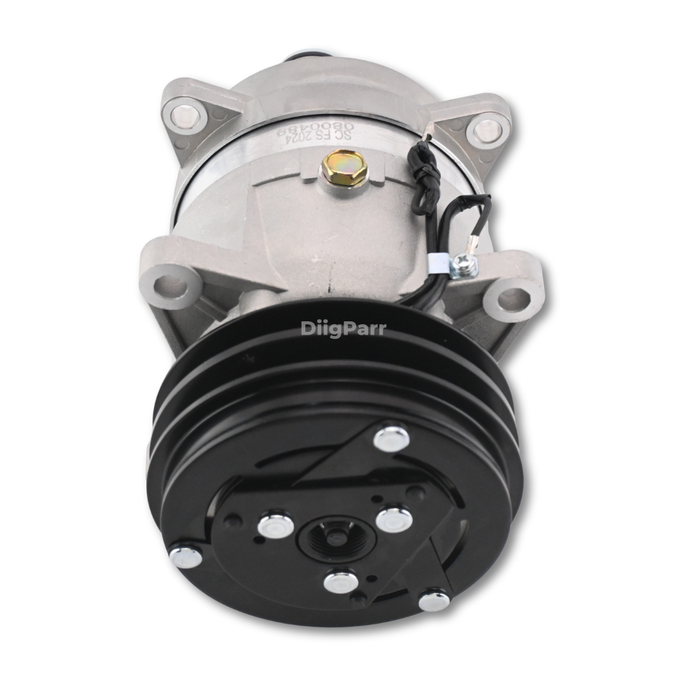 DiigParr Delphi V5 A/C Compressor 42N-07-11170 Fits for Komatsu Backhoe Loader WB93R-5 WB93R-5E0 WB93R-5E0 WB97R-5 WB97R-5E0 WB97S-5E0 WB93S-5 WB97S-5