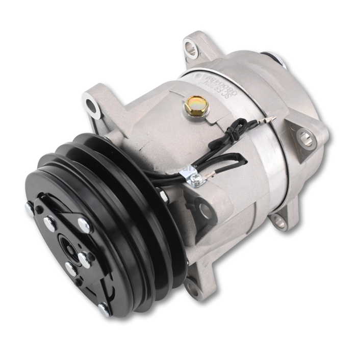 DiigParr Delphi V5 A/C Compressor 42N-07-11170 Fits for Komatsu Backhoe Loader WB93R-5 WB93R-5E0 WB93R-5E0 WB97R-5 WB97R-5E0 WB97S-5E0 WB93S-5 WB97S-5