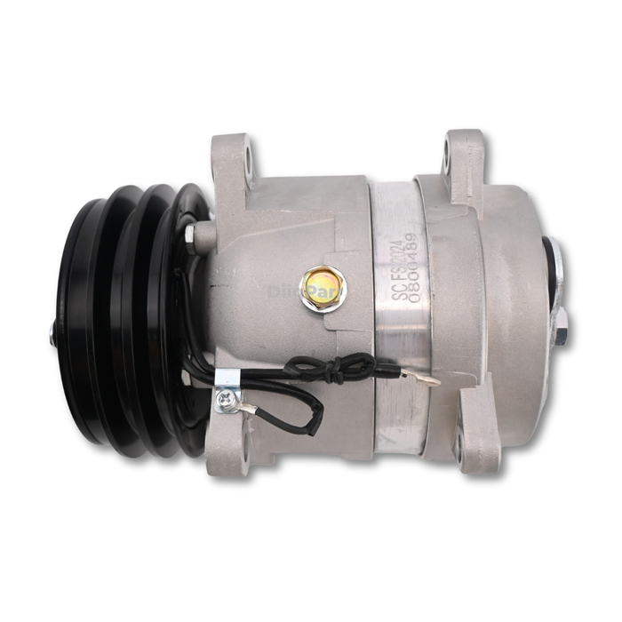 DiigParr Delphi V5 A/C Compressor 42N-07-11170 Fits for Komatsu Backhoe Loader WB93R-5 WB93R-5E0 WB93R-5E0 WB97R-5 WB97R-5E0 WB97S-5E0 WB93S-5 WB97S-5