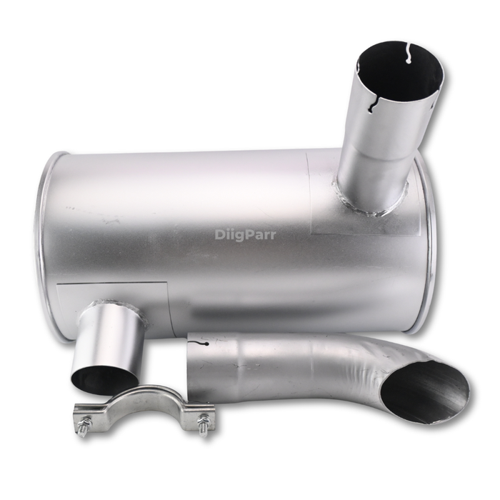 DiigParr Muffler Silencer 6754-11-5320 Fits for Komatsu Engine SAA6D107E-1 Excavator PC290NLC-8K PC290LC-8K PC220LL-8 PC308USLC-3E0 PC270-8