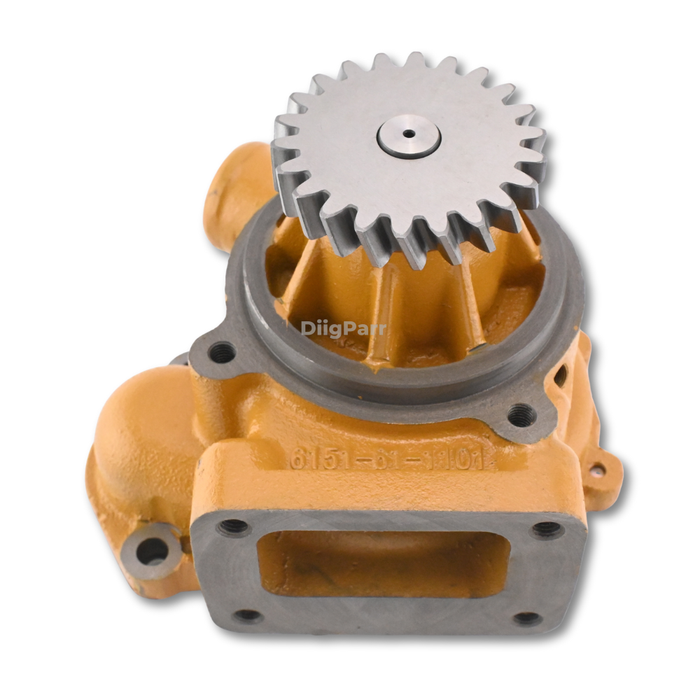 DiigParr Water Pump Ass'y 6151-61-1121 6151-61-1101 6151-61-1102 Fit Komatsu PC300-3 PC400-5 W/ S6D125 Engine