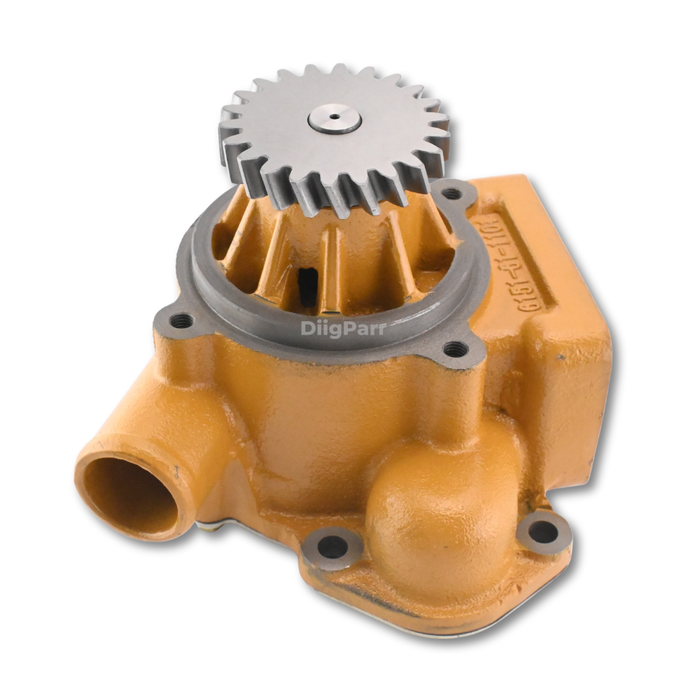 DiigParr Water Pump Ass'y 6151-61-1121 6151-61-1101 6151-61-1102 Fit Komatsu PC300-3 PC400-5 W/ S6D125 Engine