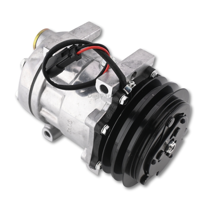 DiigParr A/C Compressor 415-2557 4152557 Fits for Caterpillar CAT Excavator 307 307E 307E2 308E 308E2 Engine C2.6 C3.3B