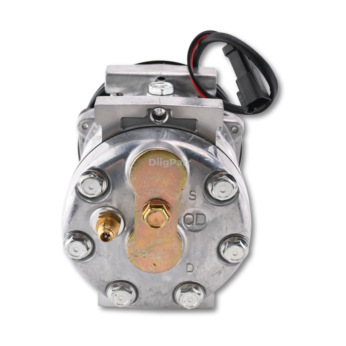 DiigParr A/C Compressor 415-2557 4152557 Fits for Caterpillar CAT Excavator 307 307E 307E2 308E 308E2 Engine C2.6 C3.3B