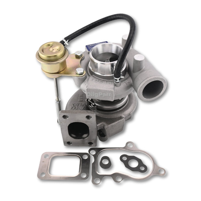 DiigParr New Turbo 1E153-17012 Turbocharger 1E153-17010 1E15317011 for Kubota Engine V3800