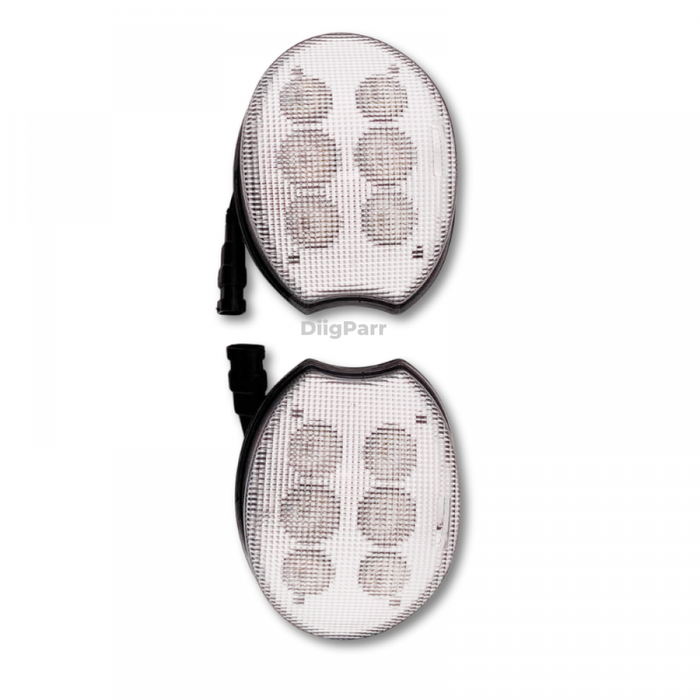 DiigParr Left & Right Headlight RE205361 RE205362 Fits for John Deere Tractor 7630 7715 7720 7820 7920 7930