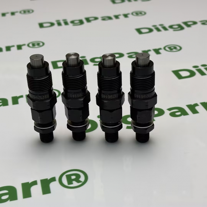DiigParr 4 PCS Fuel Injector 8971296140 for Isuzu Engine UM4LC1 4LE1 4LE2