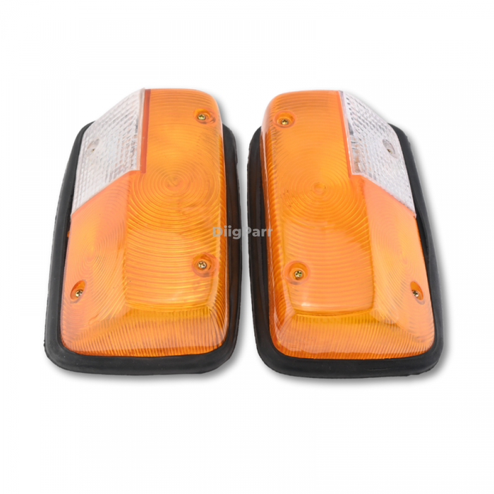 DiigParr 2 PCS Lamp 22W-06-12310 22W-06-12320 Fits for Komatsu Loader WA100-1 WA120-1 WA150-1 WA180-1 WA250-1 WA400-1 WA470-1