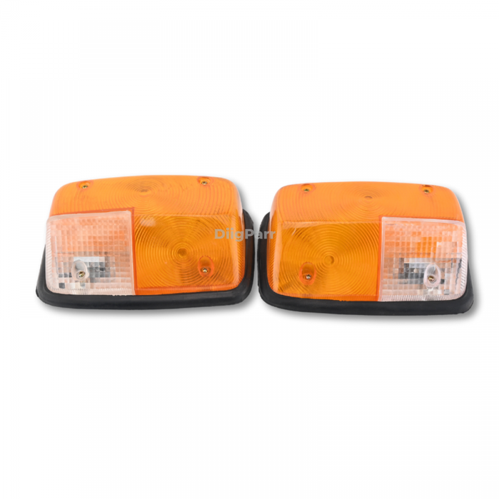 DiigParr 2 PCS Lamp 22W-06-12310 22W-06-12320 Fits for Komatsu Loader WA100-1 WA120-1 WA150-1 WA180-1 WA250-1 WA400-1 WA470-1