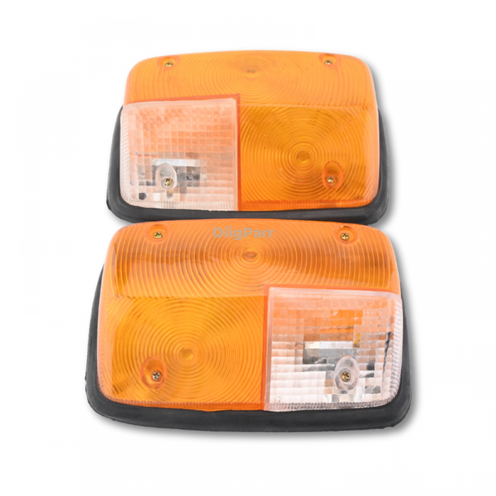 DiigParr 2 PCS Lamp 22W-06-12310 22W-06-12320 Fits for Komatsu Loader WA100-1 WA120-1 WA150-1 WA180-1 WA250-1 WA400-1 WA470-1