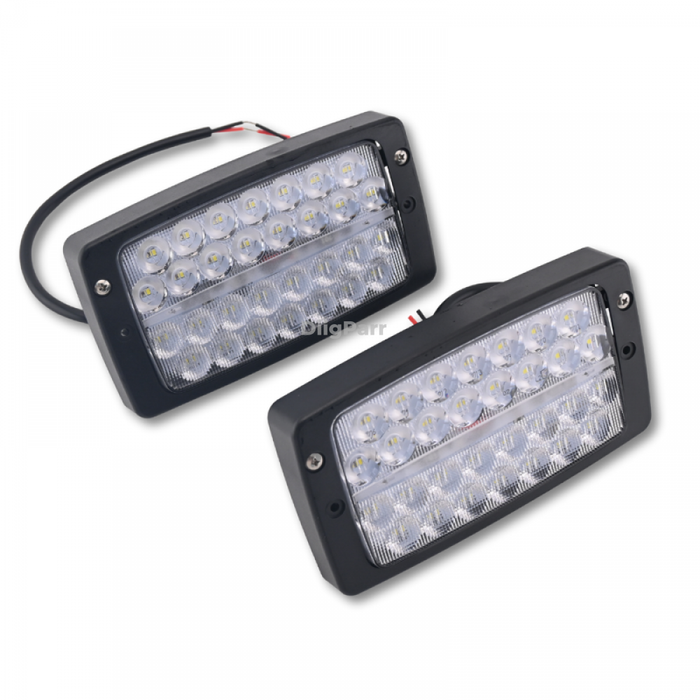 DiigParr 2 PCS LED Flush Mount Light AZ41570 Fits for John Deere Combine 1450 1550 2054 2056 2058 2064 2066 2258 2264 2266