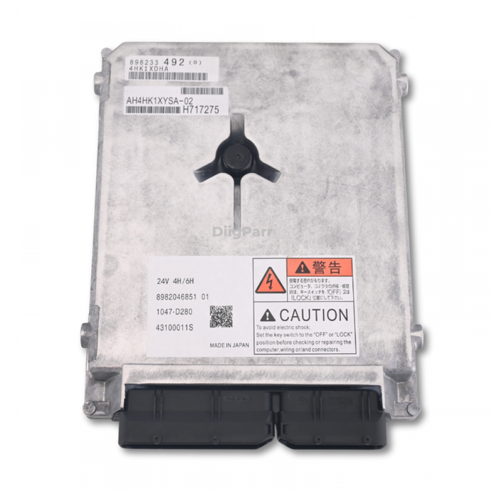 DiigParr Engine Computer Controller ECU 8982046851 for Isuzu 4HK1 Hitachi Excavator With Program