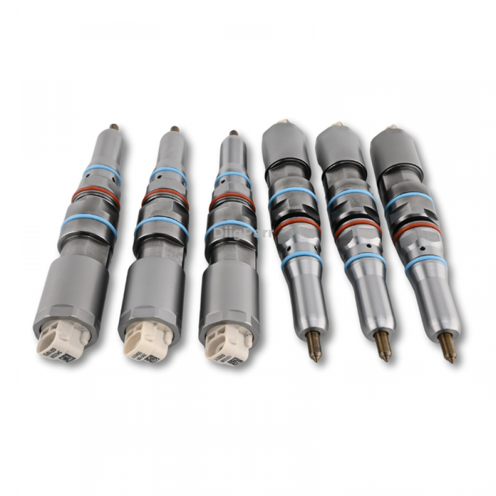 DiigParr 6 Piece Fuel Injector 460-8213 20R-5077 Fits for Caterpillar CAT Engine C9 C9.3 Wheel Loader 966L 966M 972L 972M