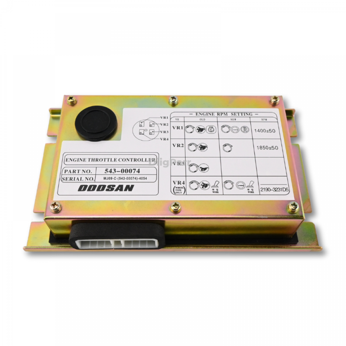 DiigParr Doosan Daewoo Excavator SOLAR 130LC-V SOLAR 140W-V SOLAR 230LC-V DH220 DH300 DH225 Throttle Controller 543-00074 2543-1036