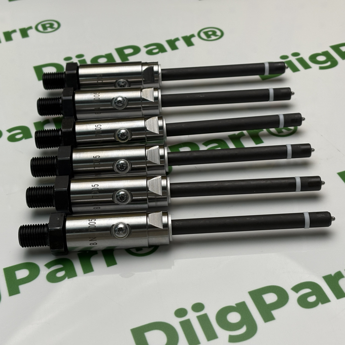 DiigParr 6 PCS Fuel Injector Nozzle Ass'y 8N7005 8N-7005 Fits for Caterpillar 235 330 350 Excavator D5 D6 Tractor 936 950 Loader