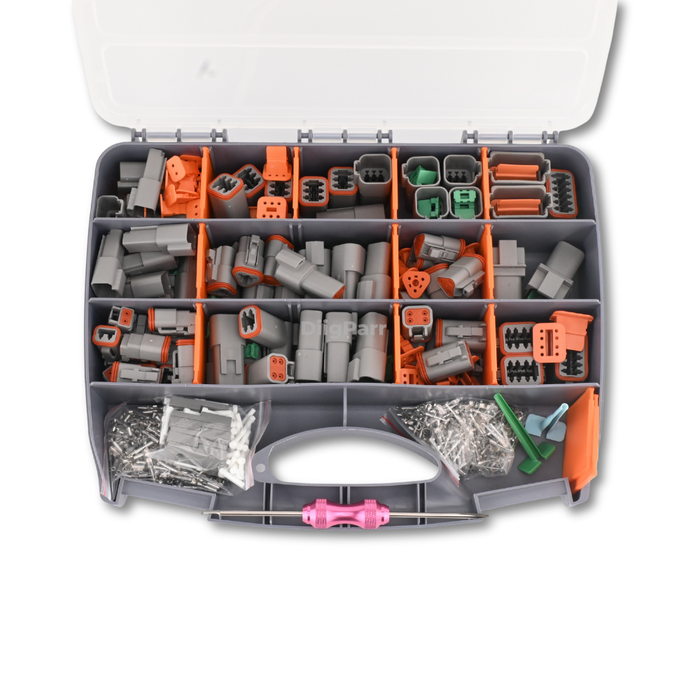 DiigParr 800 Piece Deutsch DT Connector Kit Stamped for 14 16 18 20 GA. WIRE